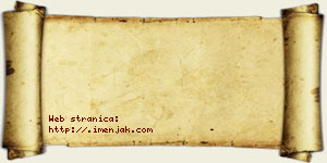 Jasmina Stojnić vizit kartica